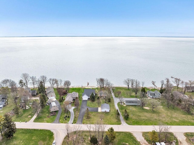 3280 County Rd S, Little Suamico, WI 54141 - birds eye view of property with a water view and a residential view