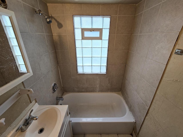 5535 N 40th St, Milwaukee, WI 53209 - full bath featuring  shower combination and vanity