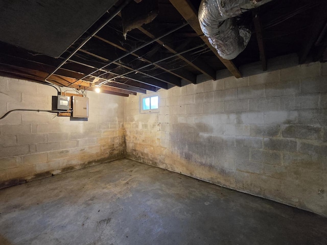 5535 N 40th St, Milwaukee, WI 53209 - basement with electric panel