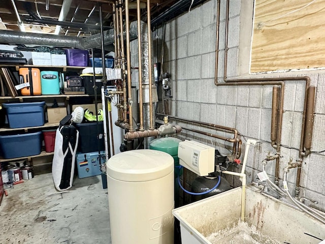 view of utility room