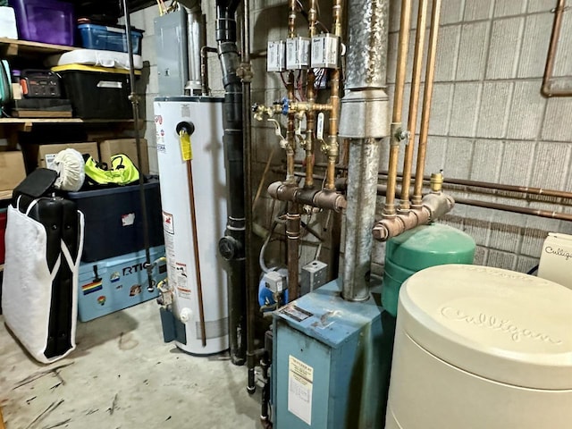 utilities featuring water heater