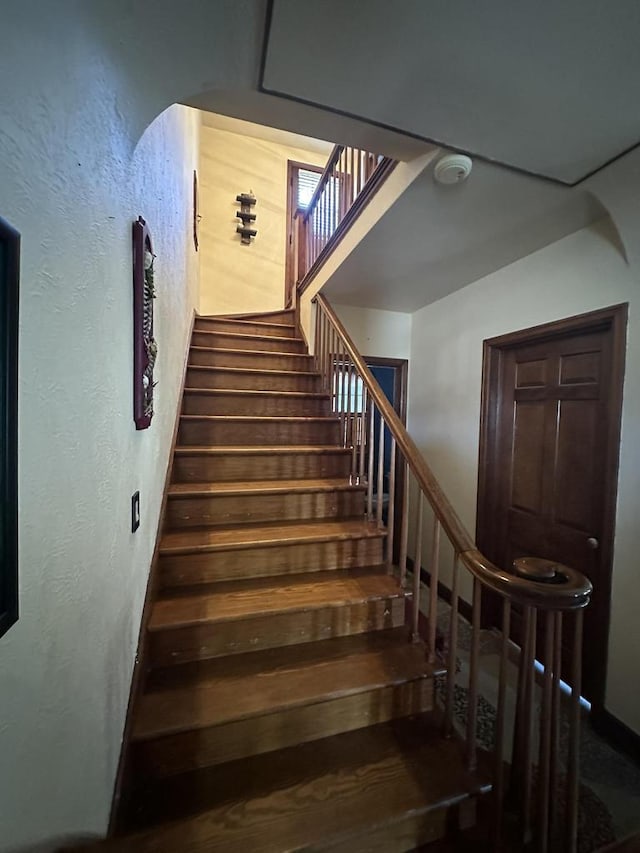 view of stairs