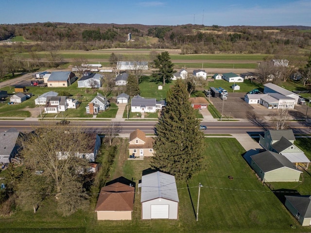 aerial view featuring a residential view