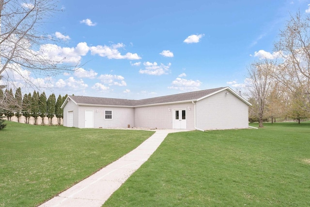 W11330 Rose Eld Rd, Ripon, WI 54971 - back of house featuring a yard