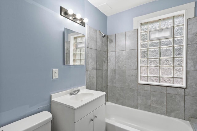 3303 W Juneau Ave Unit 3311, Milwaukee, WI 53208 - full bathroom with vanity, toilet, and shower / bath combination