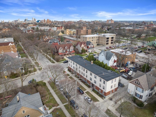 3303 W Juneau Ave Unit 3311, Milwaukee, WI 53208 - aerial view with a city view