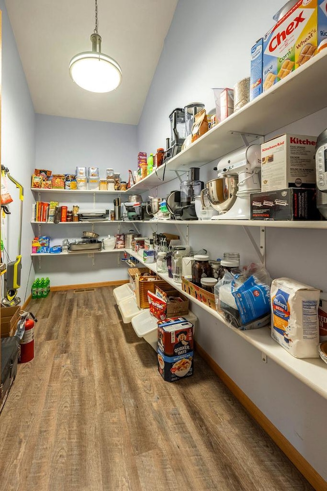 view of pantry