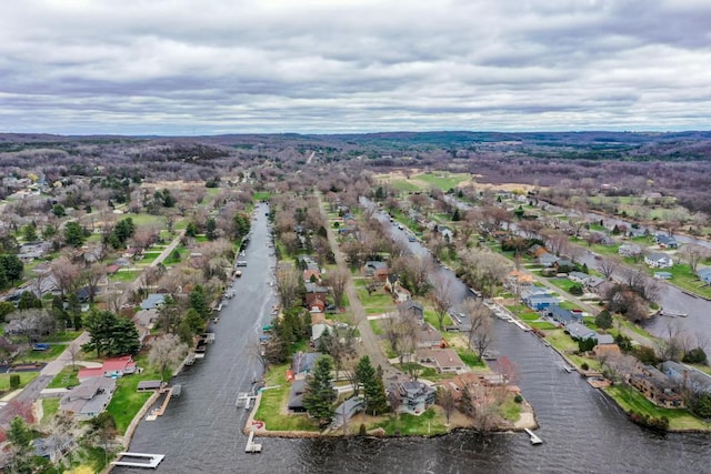 W10940 W Harmony Dr, Lodi, WI 53555 - aerial view of property's location with nearby suburban area and a nearby body of water