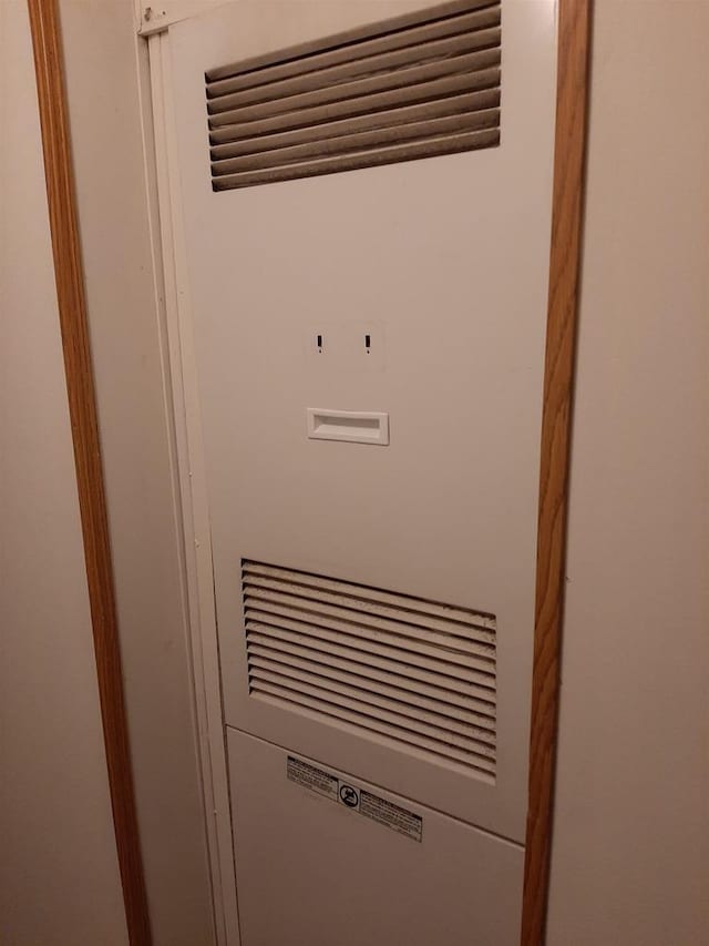 room details with a heating unit