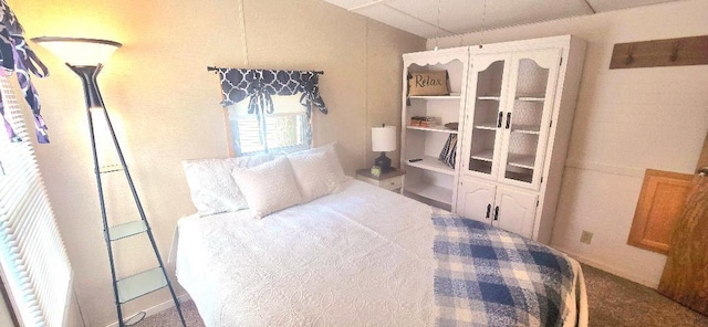 bedroom featuring carpet floors