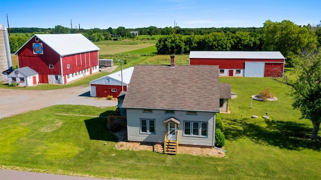 W444 Carlson Ln, Oconto Falls, WI 54154 - aerial view of property and surrounding area