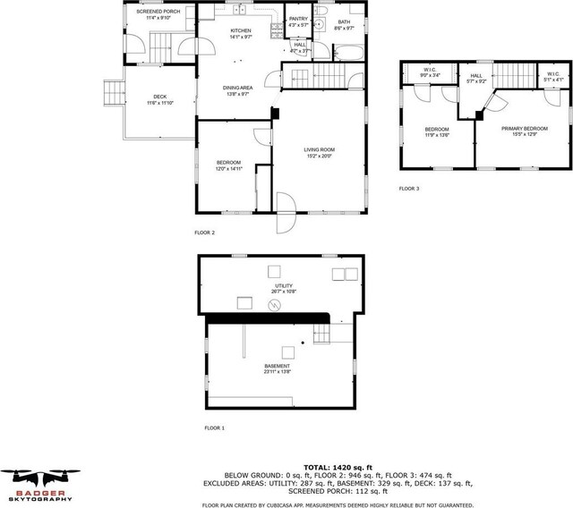 W444 Carlson Ln, Oconto Falls, WI 54154 - floor plan / room layout