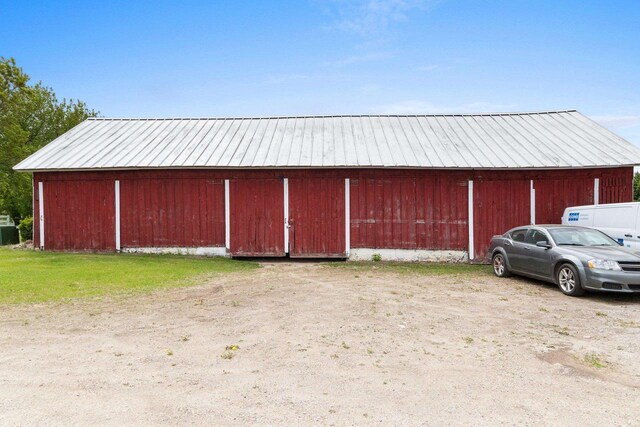 W444 Carlson Ln, Oconto Falls, WI 54154 - view of pole building with central AC unit