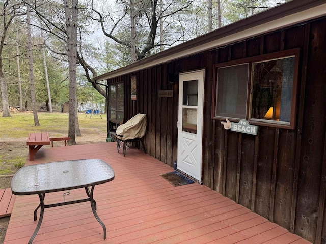 view of deck