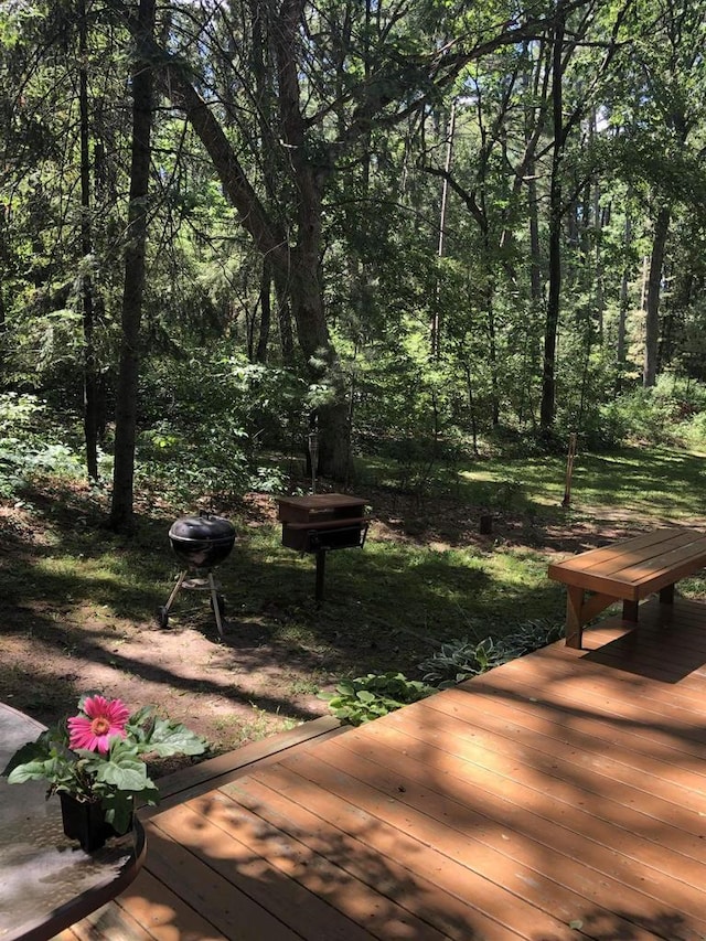 view of home's community featuring a deck