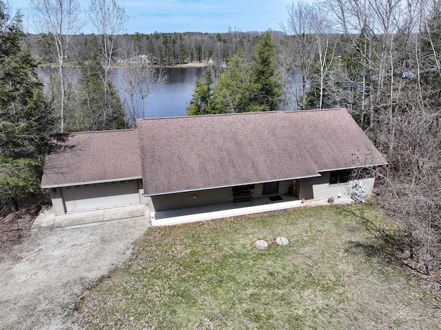 6258 Ninebark Rd, Abrams, WI 54153 - aerial view of property and surrounding area with a nearby body of water and a forest