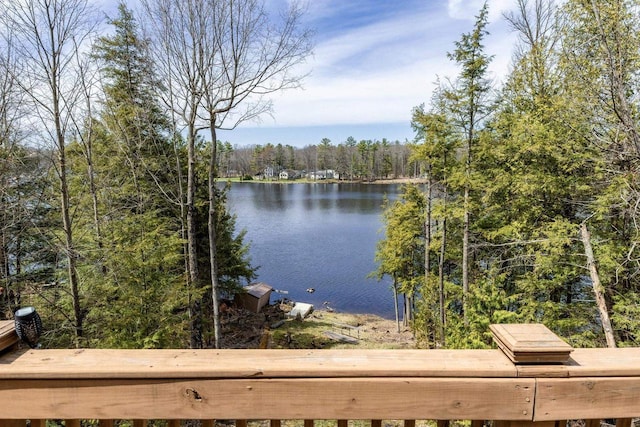 6258 Ninebark Rd, Abrams, WI 54153 - water view with a forest