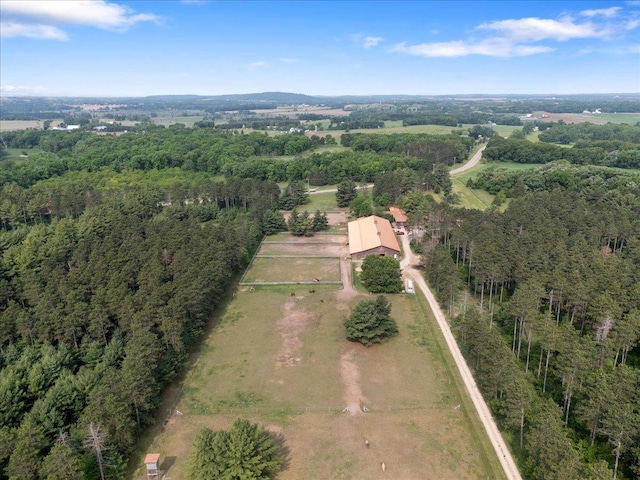 W2470 County Road B, Montello, WI 53949 - aerial view of property's location featuring a heavily wooded area and rural landscape