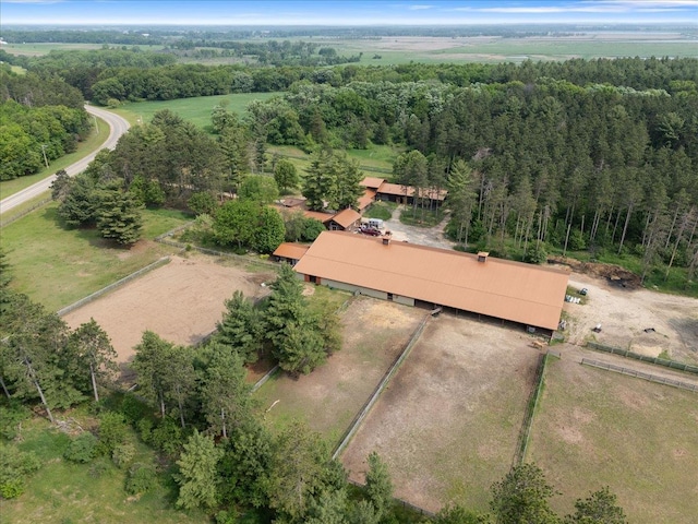 W2470 County Road B, Montello, WI 53949 - drone / aerial view of a heavily wooded area