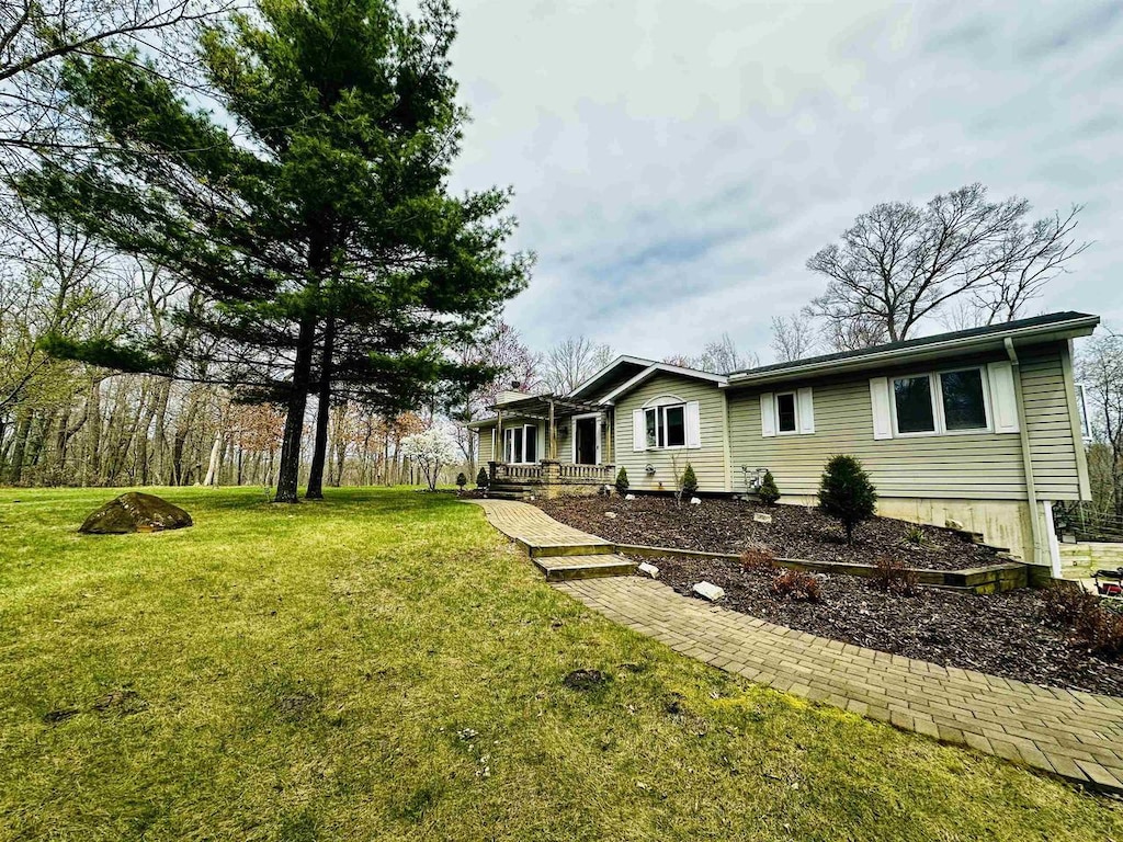 exterior space featuring a porch