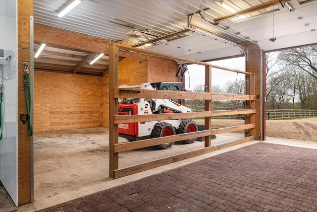 view of horse barn