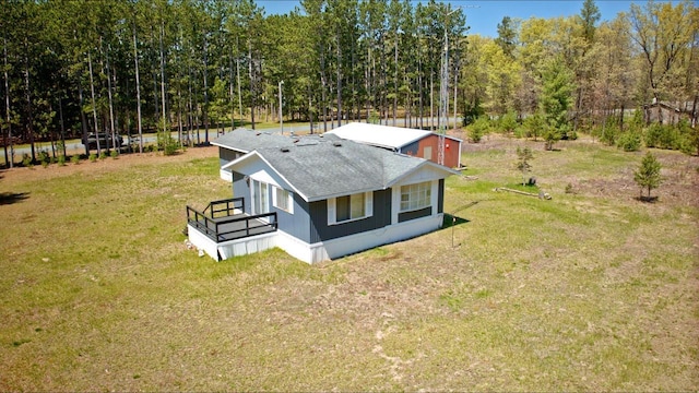N7120 Sullivan Ln, New Lisbon, WI 53950 - view from above of property