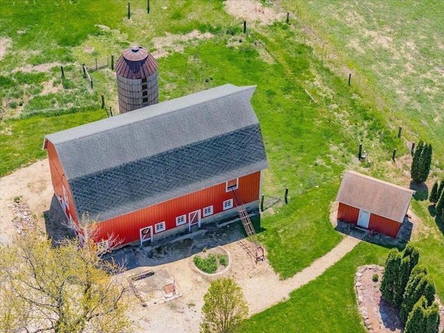 3756 E County Rd N, Milton, WI 53563 - aerial view of property and surrounding area
