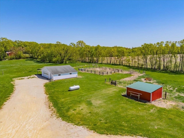 3756 E County Rd N, Milton, WI 53563 - bird's eye view