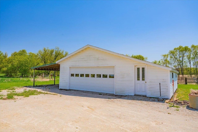 3756 E County Rd N, Milton, WI 53563 - garage featuring a garage