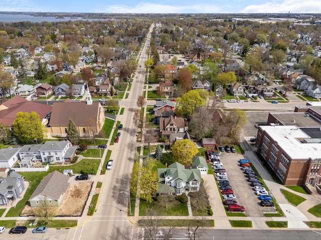 drone / aerial view featuring a residential view