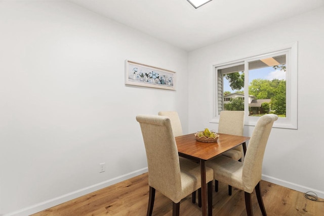 1511 Middleton St, Middleton, WI 53562 - dining area featuring baseboards and light wood finished floors