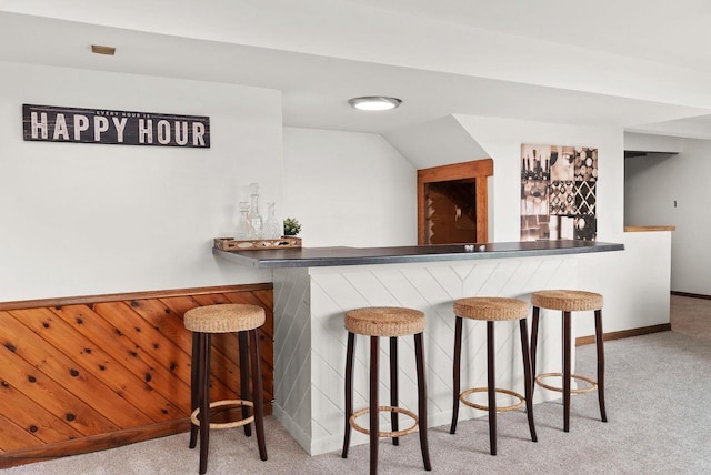 1511 Middleton St, Middleton, WI 53562 - indoor dry bar featuring carpet and baseboards