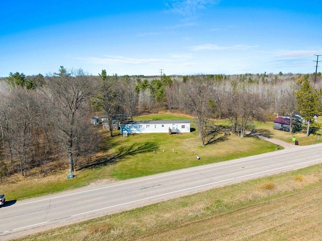 W7730 County Road Z, Pembine, WI 54156 - aerial view of property and surrounding area