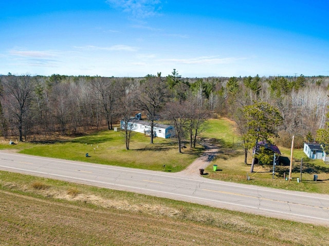 W7730 County Road Z, Pembine, WI 54156 - view from above of property with a heavily wooded area