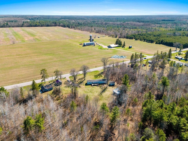 W7730 County Road Z, Pembine, WI 54156 - overview of rural landscape with a forest