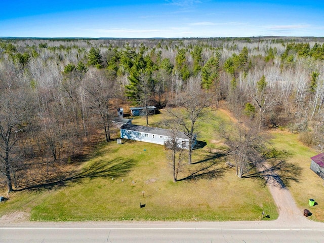 W7730 County Road Z, Pembine, WI 54156 - aerial view of property and surrounding area