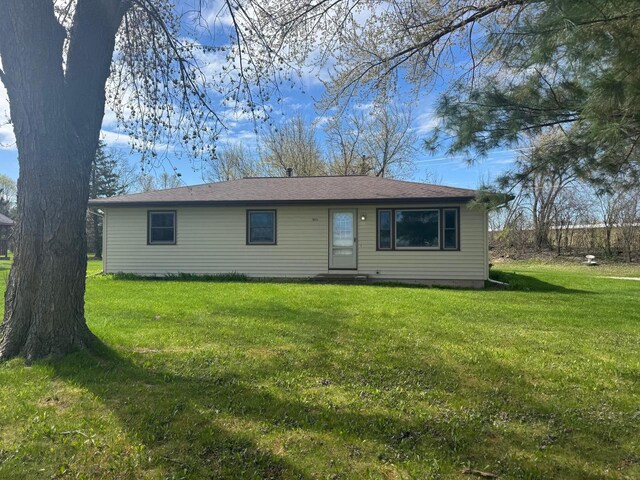 111 Grahl Ave, Eden, WI 53019 - ranch-style house featuring a front yard
