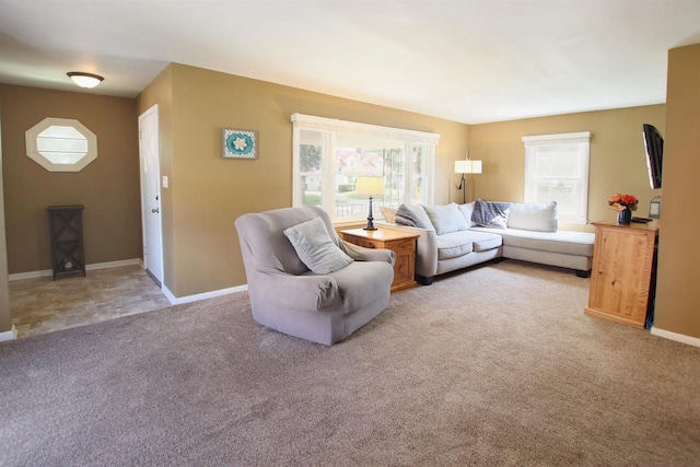 364 E 9th St, Fond Du Lac, WI 54935 - carpeted living area with baseboards