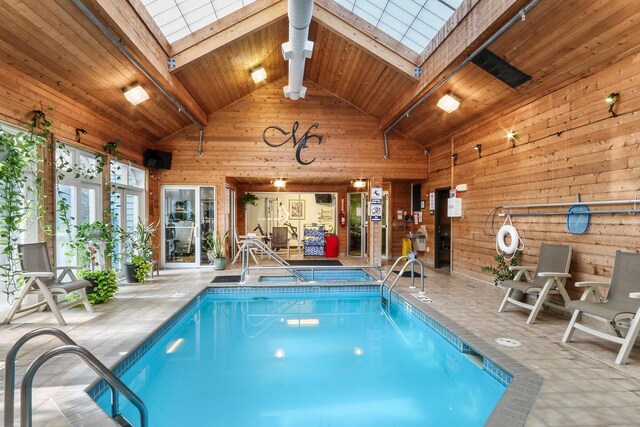 123 Center St Unit 301, Lake Geneva, WI 53147 - community pool with a skylight