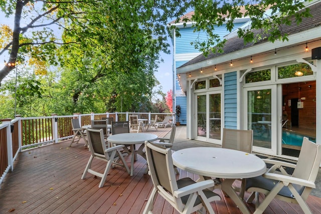 123 Center St Unit 301, Lake Geneva, WI 53147 - deck with outdoor dining space