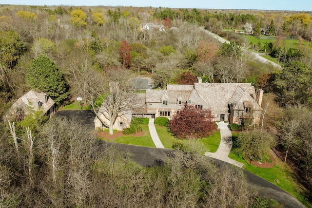 aerial view of property and surrounding area