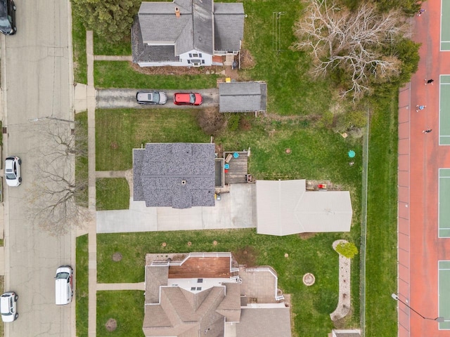 drone / aerial view
