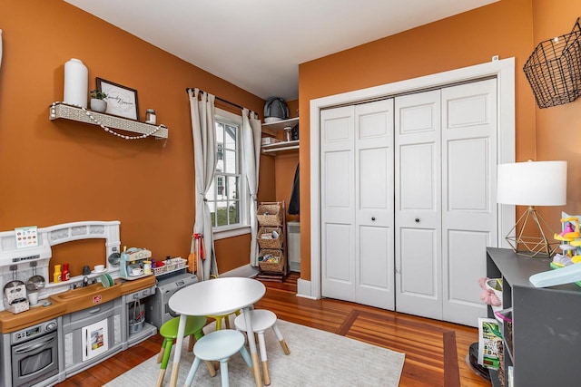 320 W Harrison St, Shullsburg, WI 53586 - home office with wood finished floors