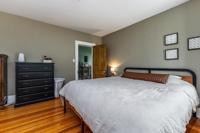 320 W Harrison St, Shullsburg, WI 53586 - bedroom featuring wood finished floors