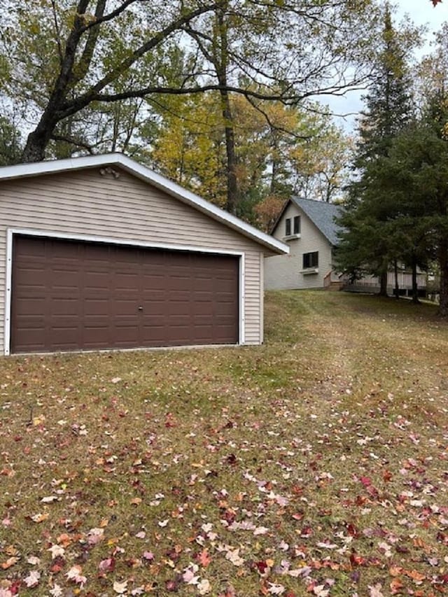 W15560 Mckinley Ln, Athelstane, WI 54104 - view of detached garage
