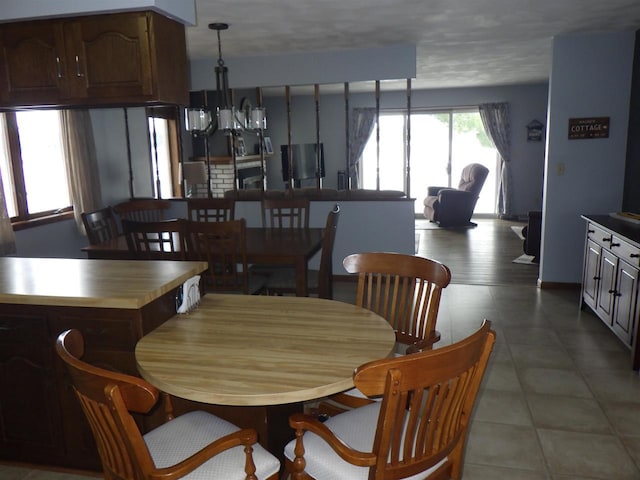 N2646 Rustic Cir, Clintonville, WI 54929 - dining space with a chandelier