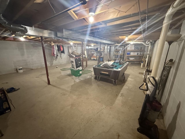 W5417 Volling Ln, Mauston, WI 53948 - view of unfinished basement