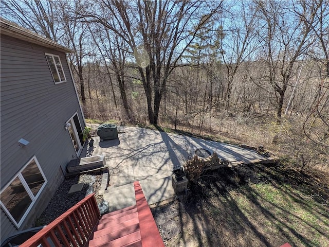 1380 101st Cir, Amery, WI 54001 - wooden deck with a patio area