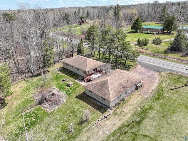 7113 E County Rd E, South Range, WI 54874 - view of subject property featuring a forest