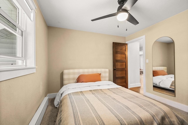 175 Old Wausau Rd, Stevens Point, WI 54481 - bedroom featuring baseboards and a ceiling fan